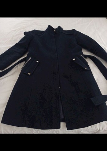 Bordo Kemerli Kısa Kadın Deri Ceket - Görsel 2