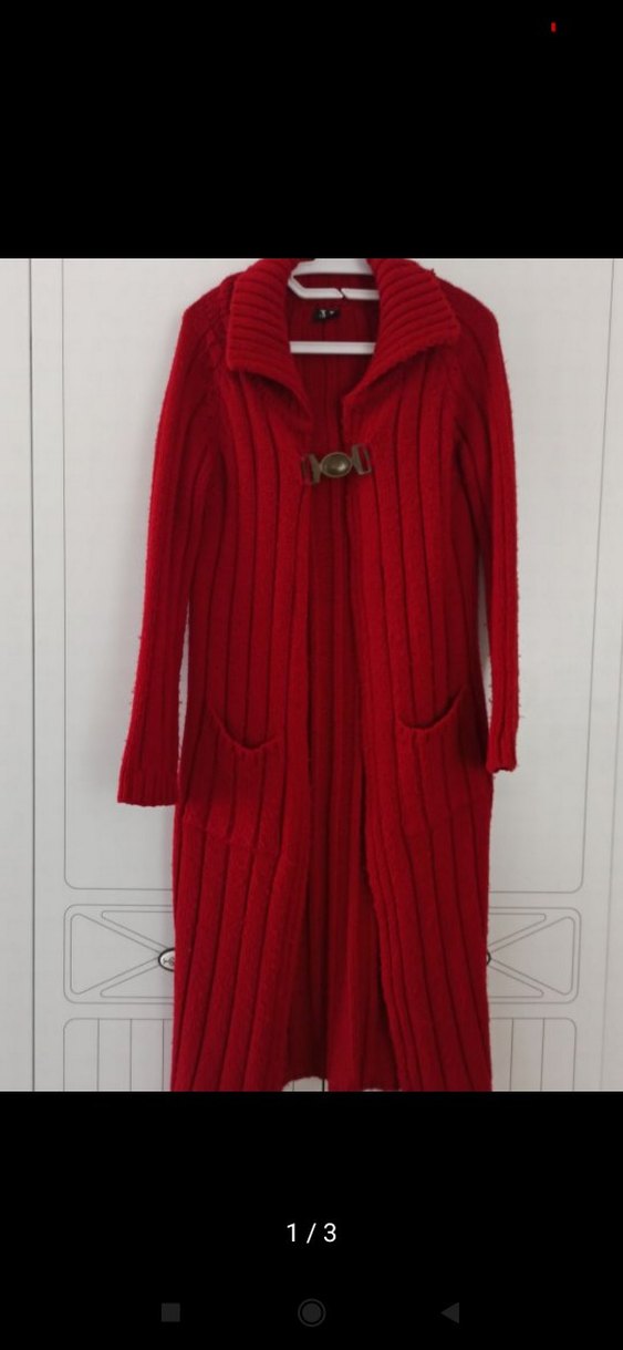 Bordo Kemerli Kısa Kadın Deri Ceket - Görsel 5