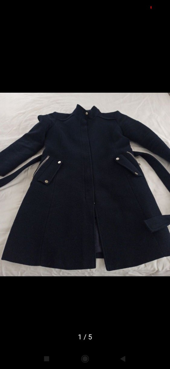 Bordo Kemerli Kısa Kadın Deri Ceket - Görsel 2