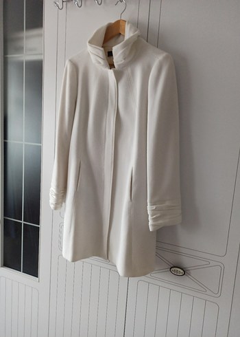 zara beyaz kaban - Görsel 5