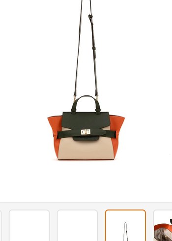 Pierre Cardin  Deri Kemerli Kadın Çanta - Görsel 4