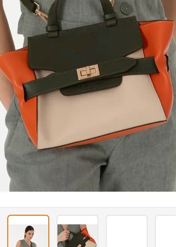 Pierre Cardin  Deri Kemerli Kadın Çanta - Görsel 2