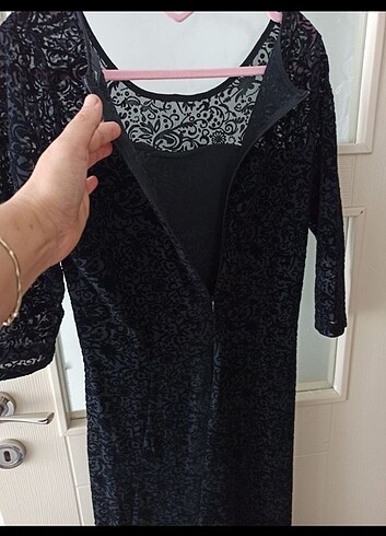 Batîk marka organze dantel elbise - Görsel 3