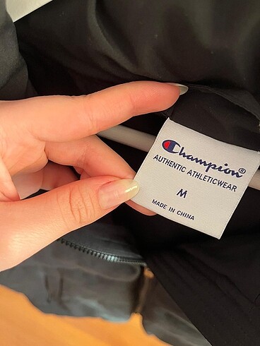 m Beden Champion Siyah Unisex Şişme Mont
