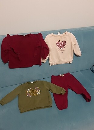 Bebek takımları ve sweat