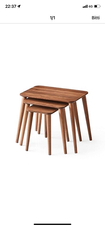 3 lü zigon sehpa