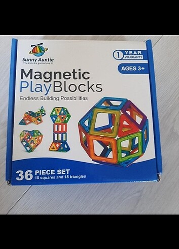 Magnetic play blocks