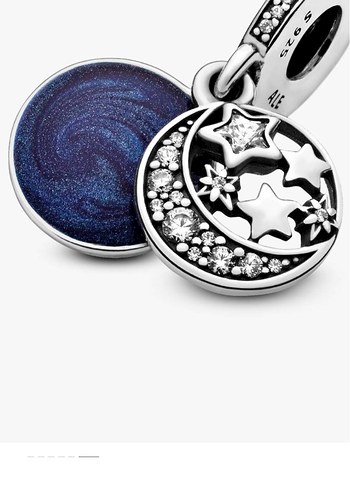 Pandora Orijinal Vintage Gökyüzü Sallantılı Charm - Görsel 6