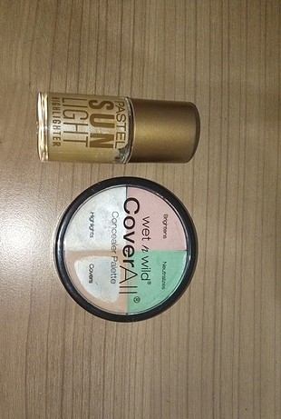 Concealer paleti ve hıghlıghter