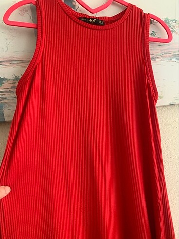 Yazlık kırmızı elbise - Görsel 6