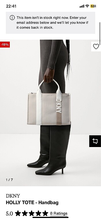 Dkny holly tote çanta