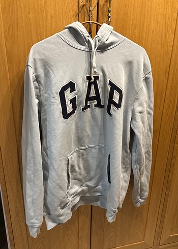 GAP Gri Kapüşonlu Erkek Sweatshirt - Görsel 2