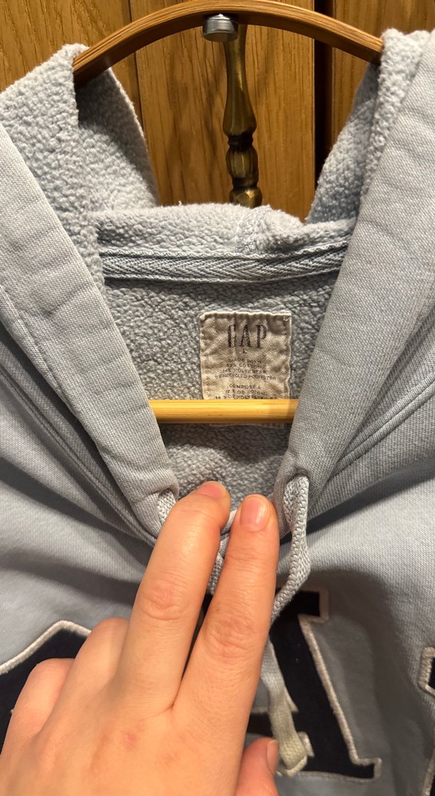 GAP Gri Kapüşonlu Erkek Sweatshirt - Görsel 3