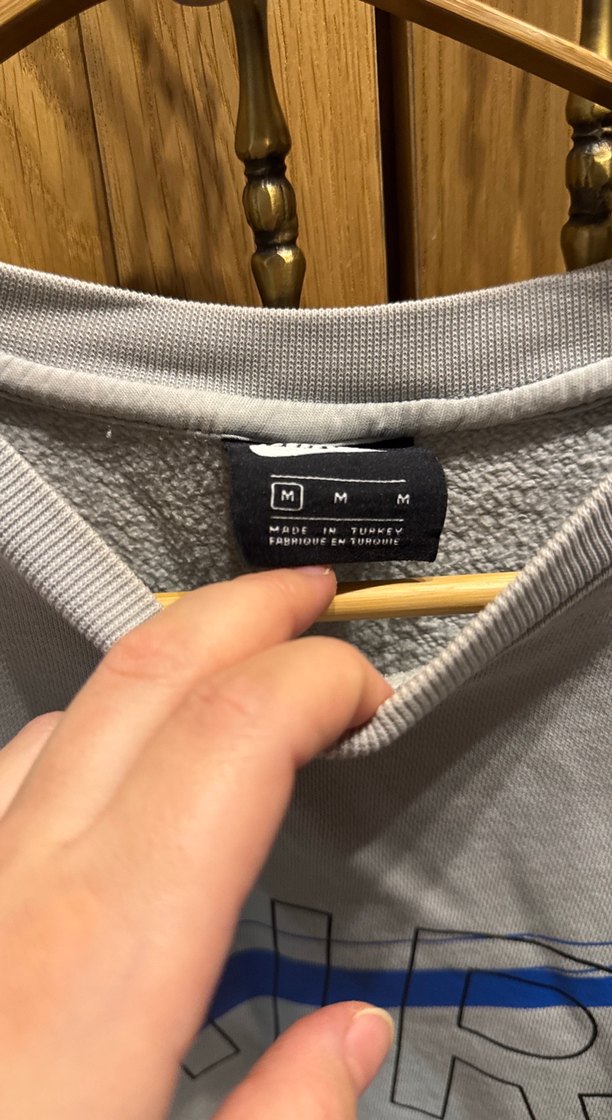 Gri Uzun Kollu Erkek Sweatshirt - Görsel 2