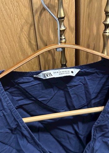 Uzun Lacivert kadın elbise - Görsel 4