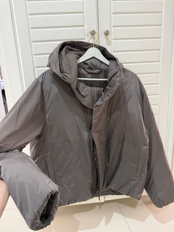 Uniqlo Kadın Gri Midi Kışlık Mont - Görsel 2