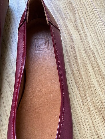 38 Beden bordo Renk Babet ayakkabı