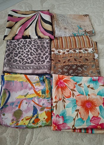 şal ve eşarp toplam 9 adet - Görsel 3