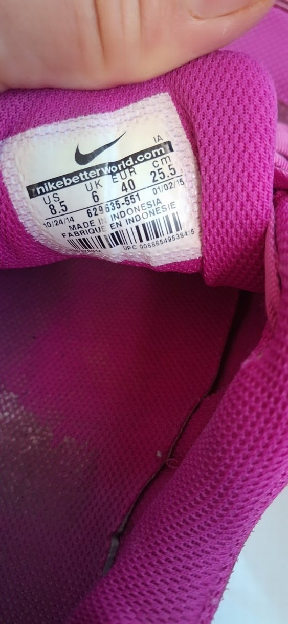 Nike Pembe Kadın Spor Ayakkabı orijinal sorunsuz - Görsel 4