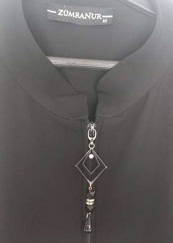 fermuarlı ferace - Görsel 8