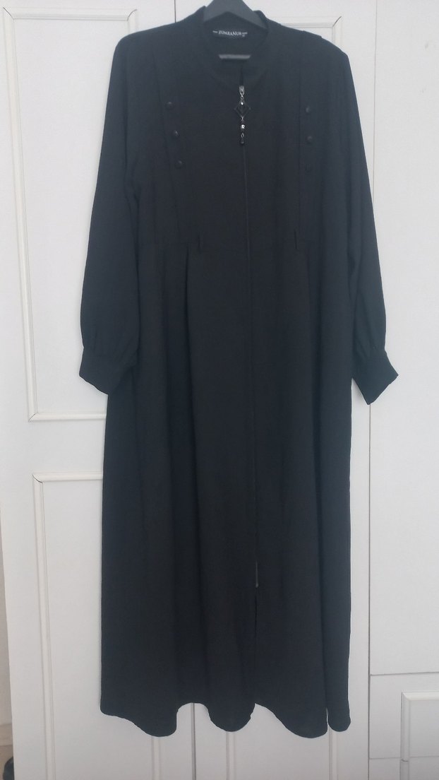 fermuarlı ferace - Görsel 4