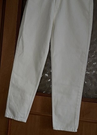 36 beden kırık beyaz boyfreind pantolon 