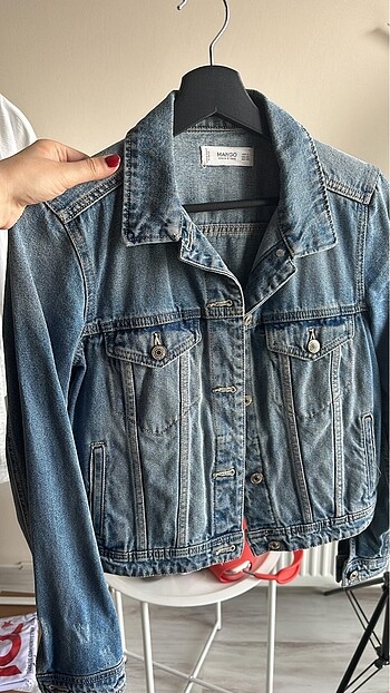 Mango jean ceket