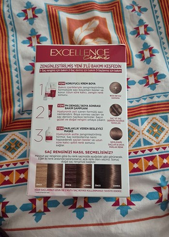 L'Oréal Paris L'Oréal Excellence Creme Saç Boyası 7.1 Kumral