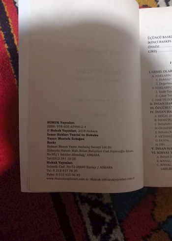 İnsan Hakları Teorisi ve Hukuku Kitabı - Görsel 3