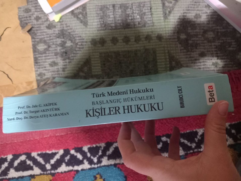 Türk Medeni Hukuku Kişiler Hukuku Kitabı - Görsel 3