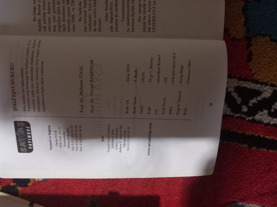 Şekli Eşya Hukuku Kitabı - Görsel 3