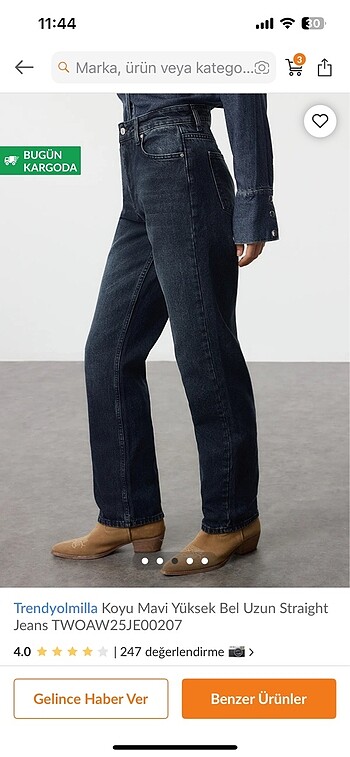 Trendyol & Milla straight vintage jean