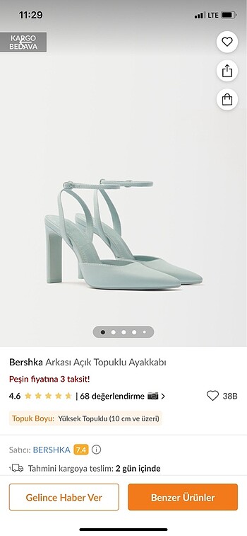 Bershka Topuklu Ayakkabı