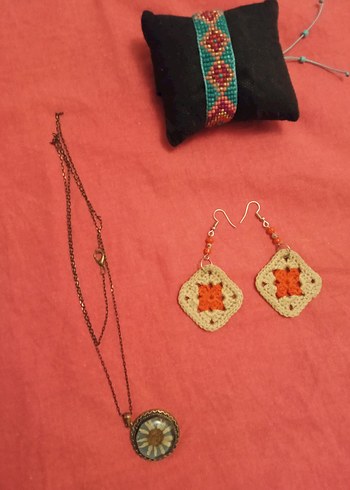 Accessorize Nakışlı Boncuklu Bohem Takı Seti