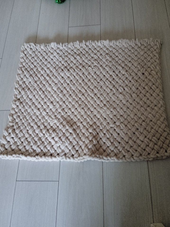 Bej Örgü Çocuk Battaniyesi - Görsel 2