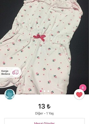 1 Yaş Beden sarı Renk Zıbın