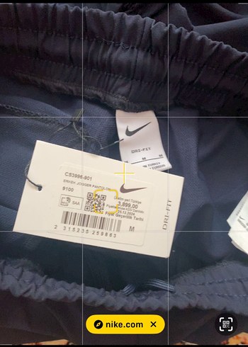 Nike Erkek Lacivert Regular Fit Eşofman Altı - Görsel 5