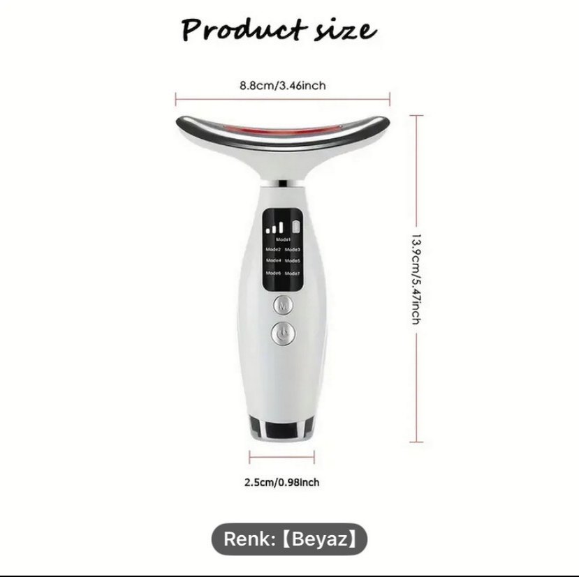 Yüz ve boyun masaj aleti - Görsel 3