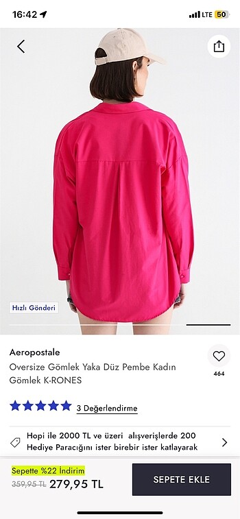 m Beden pembe Renk Oversize gömlek