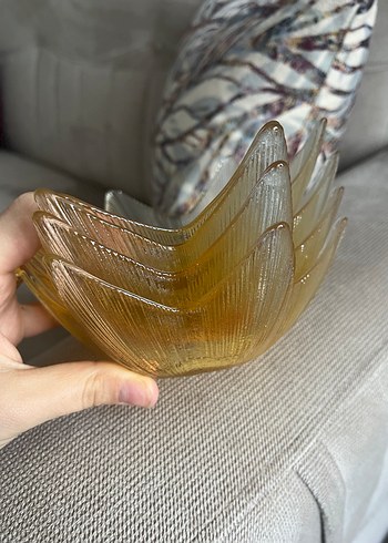 Parlak Sarı Yıldız Şekilli Bohem Tabak - Görsel 2