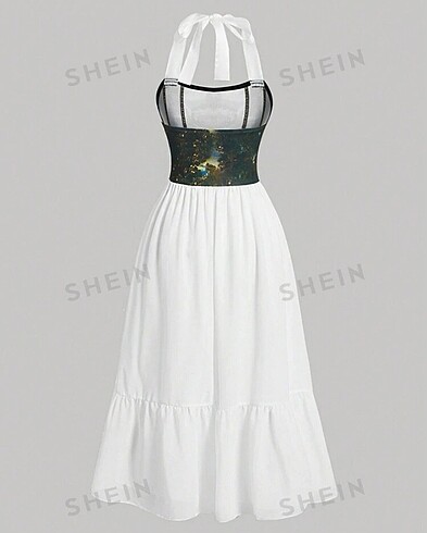Sheinside Mezuniyet elbisesi vintage fairycore abiye
