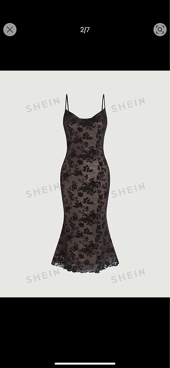 Sheinside Mezuniyet elbisesi vintage y2K gotik abiye
