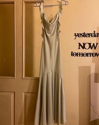 s Beden Saten vintage y2K mezuniyet elbisesi