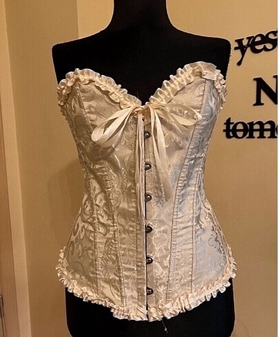 Vintage Victorian Lolita y2K dönem korse