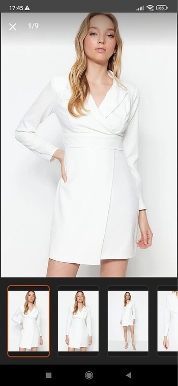 Trendyol & Milla Trendyolmilla beyaz söz elbisesi