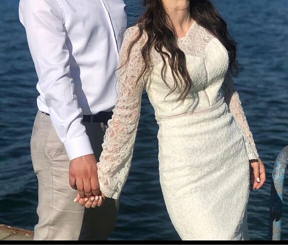 s Beden beyaz Renk Nikah elbisesi