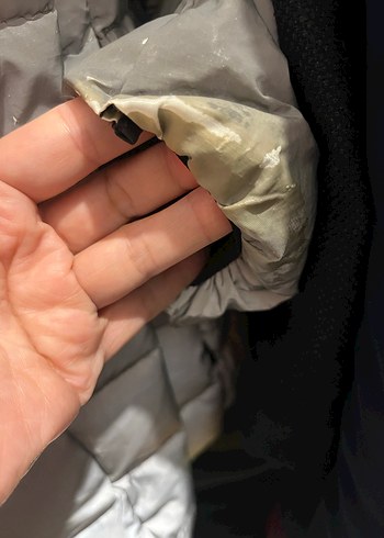 Gri  Günlük Şişme Mont - Görsel 6