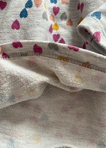 Uzun Kollu Çok Renkli Kız Elbisesi - Görsel 4