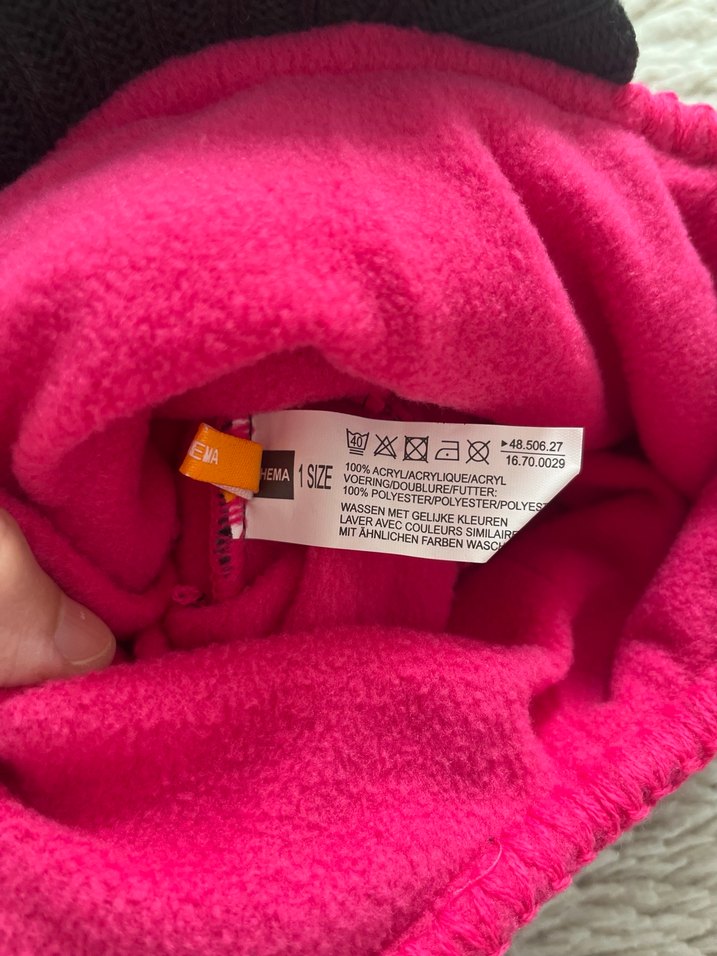 Renkli Desenli Çocuk Bere Kulaklıklı - Görsel 2