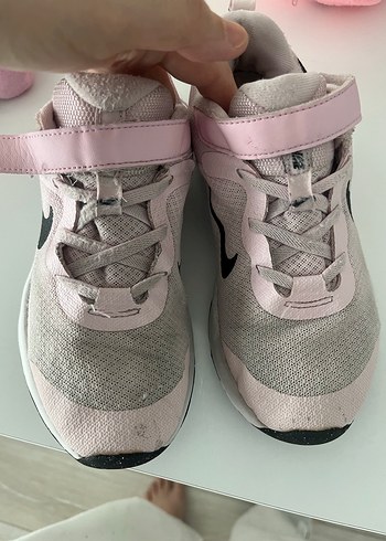 Kız Çocuk Pembe Spor Ayakkabı Cırt Cırtlı - Görsel 6